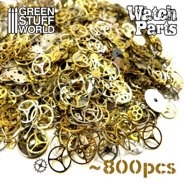 GREEN STUFF WORLD Steampunk Watch Parts Beads 40gr