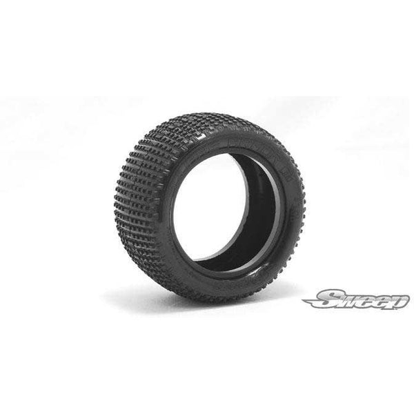SWEEP Square Armour 1/10 4WD Buggy Front Tyres Closed Cell