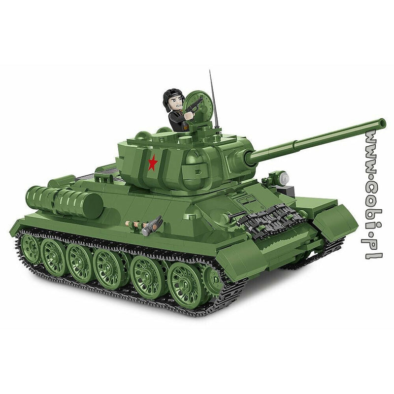 COBI World War II - T-34-85 Tank (668 Pieces)