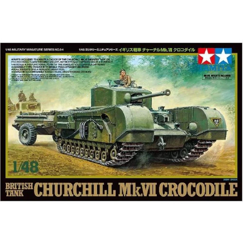 TAMIYA 1/48 Churchill Mk.VII Crocodile Tank