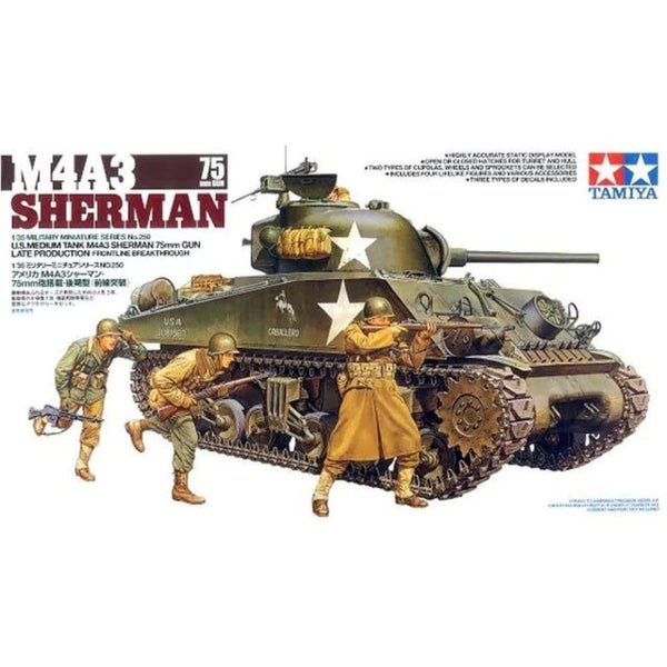 TAMIYA 1/35 M4A3 Sherman with 75mm Gun