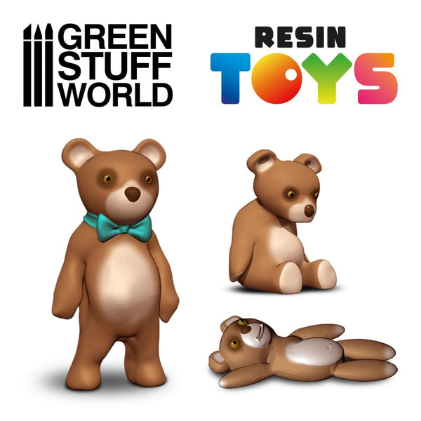 GREEN STUFF WORLD Teddy Bear Resin Set