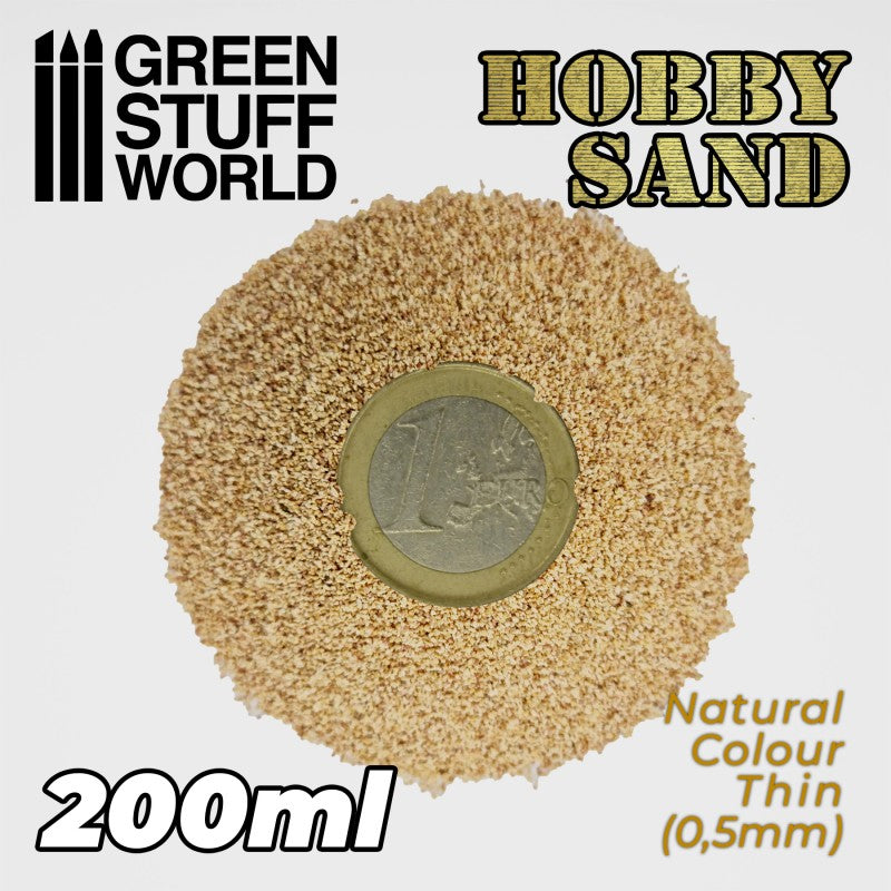 GREEN STUFF WORLD Fine Hobby Sand - Natural 200ml