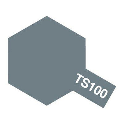 TAMIYA TS-100 Semi-Gloss Bright Gun Metal Spray Paint 100ml