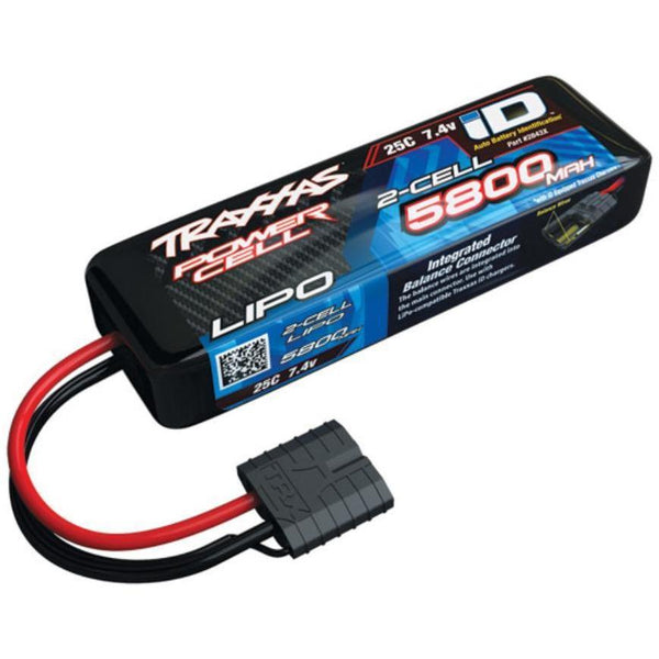 TRAXXAS 5800mAh  7.4v 2-Cell 25C LiPo Battery (2843X)