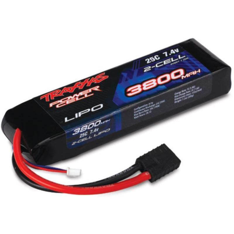 TRAXXAS 3800mAh 7.4V 2-Cell 25C LiPo Battery (2866)