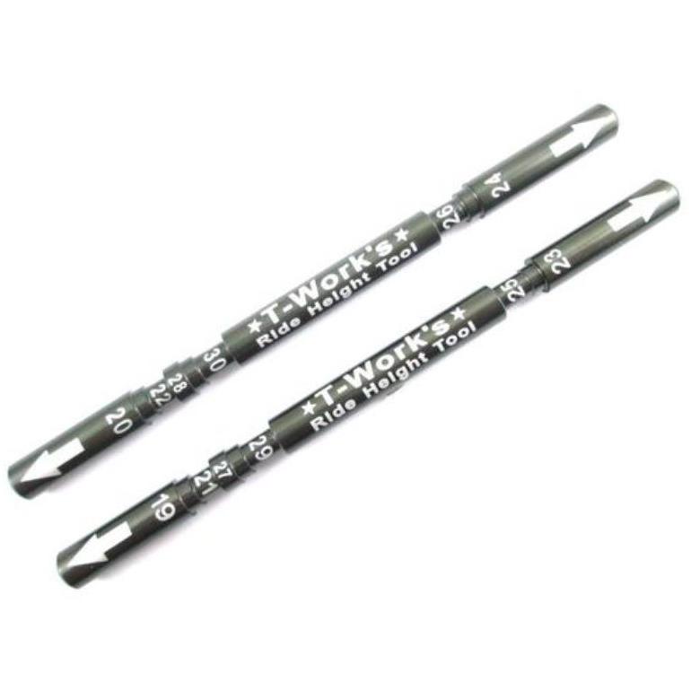 T-WORKS Buggy Ride Height Tool Set ( 19 to 30mm ) 2pcs.