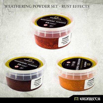 KROMLECH Weathering Powder Set - Rust Effects