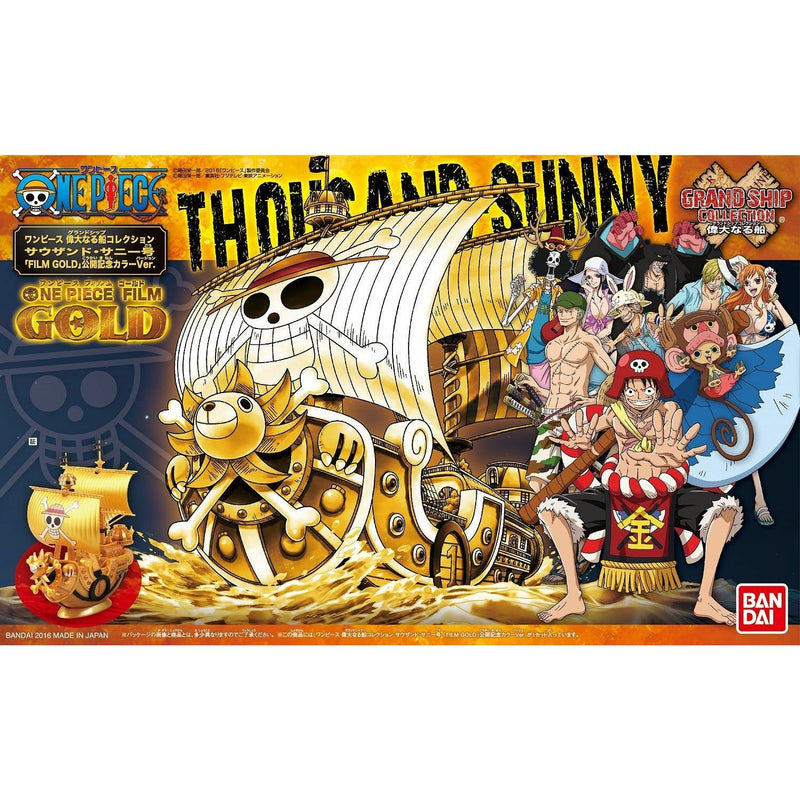 BANDAI One Piece Grand Ship Coll. Thousand Sunny Film Gold