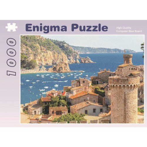 ENIGMA 1000 Piece Jigsaw Tossa de Mar Costa Brava Spain