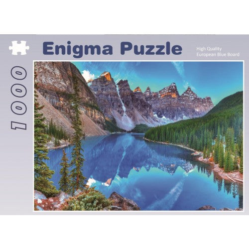 ENIGMA 1000 Piece Jigsaw Moraine Lake Sunset Banff National