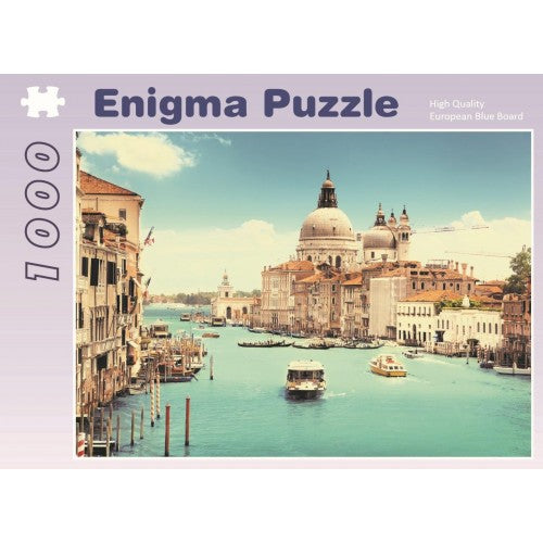 ENIGMA 1000 Piece Jigsaw Grand Canal Basilica Venice